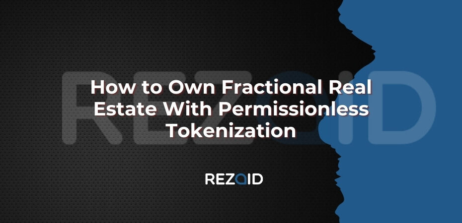 How to Own Fractional Real Estate With Permissionless Tokenization