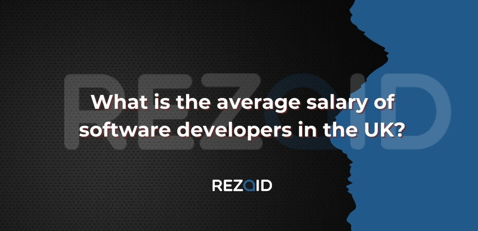 What is the average salary of software developers in the UK