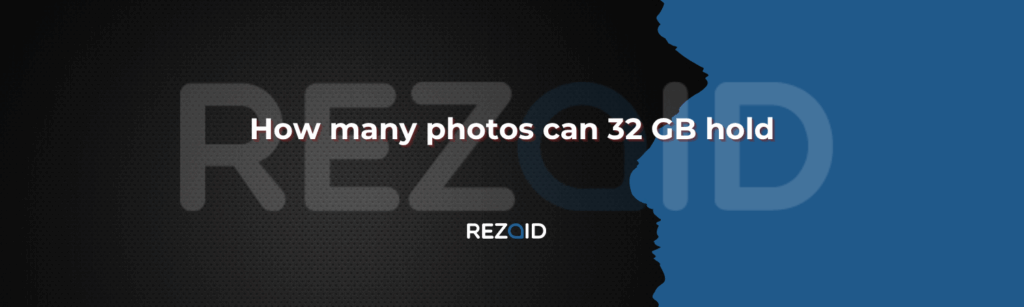 How many photos can 32 GB hold